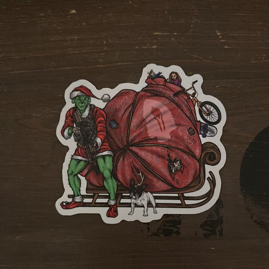 Merry Grinchmas Sticker