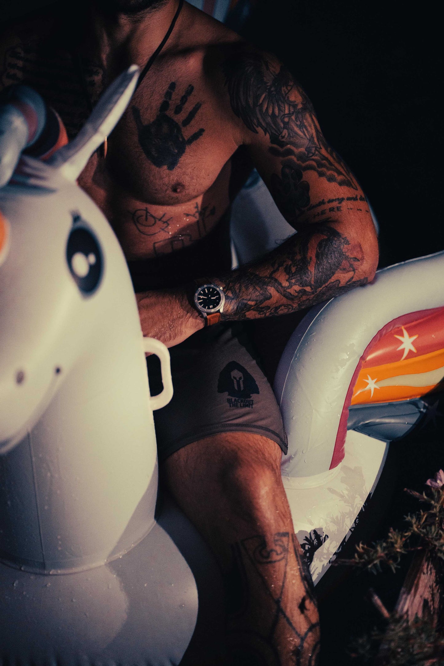 Boardshort - Oliv